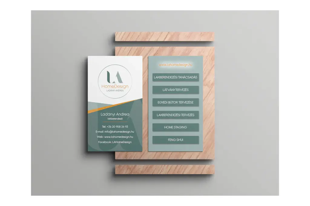 Névjegykártya – LArt Design referencia